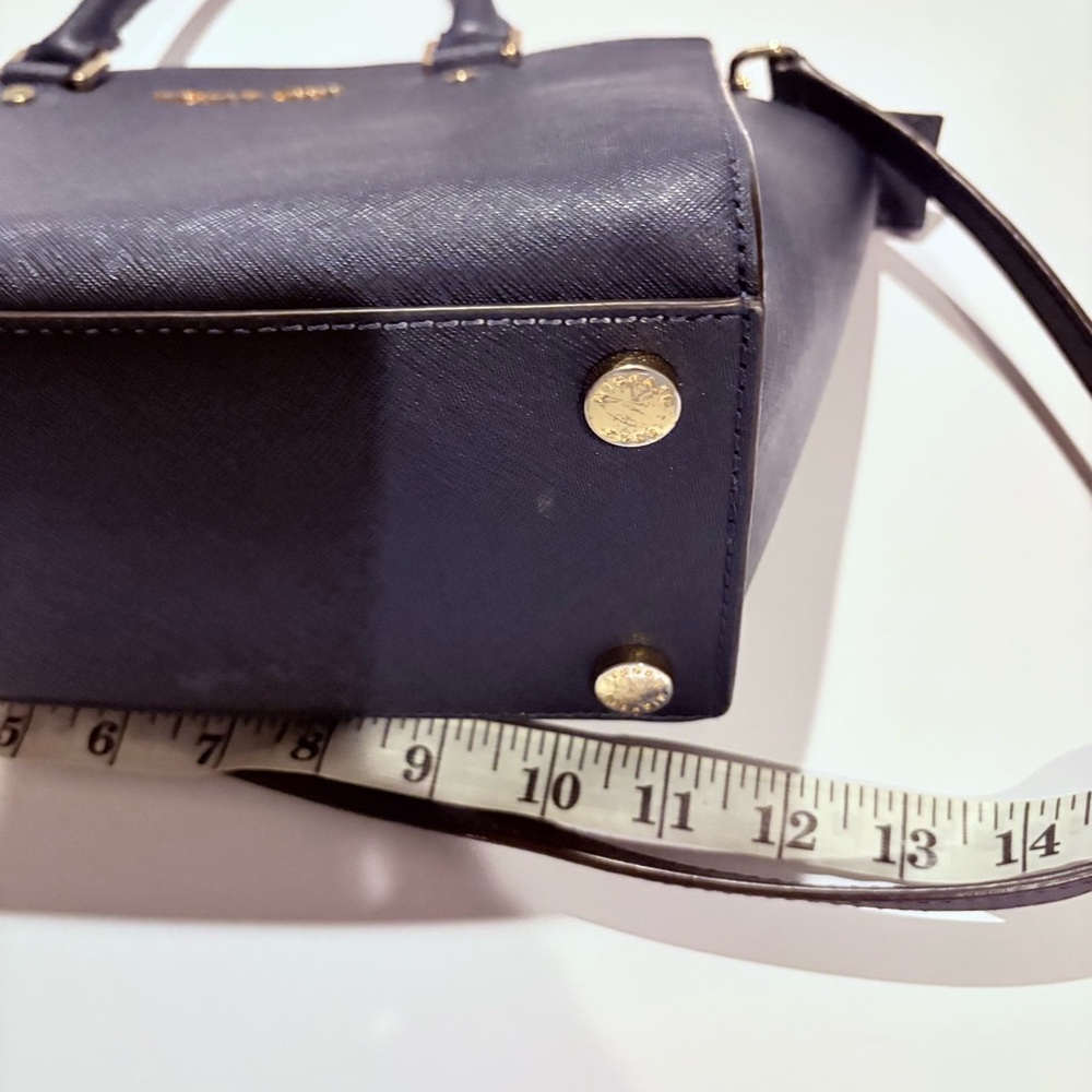 Michael Kors Selma  satchel Shoulder navy blue  Bag - Picture 8 of 15